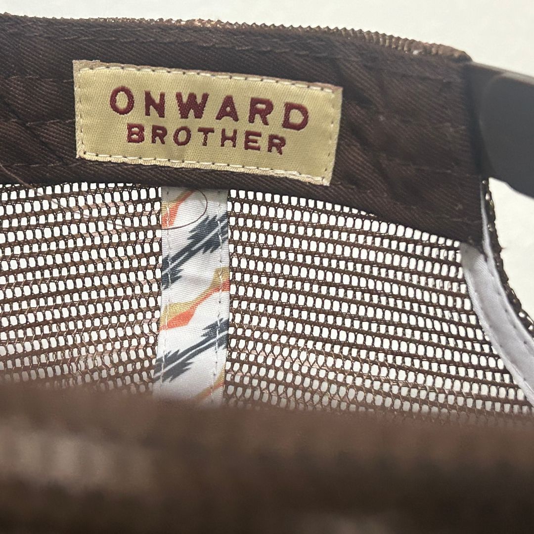 Onward Brother Brown Bear Logo Hat - Trucker