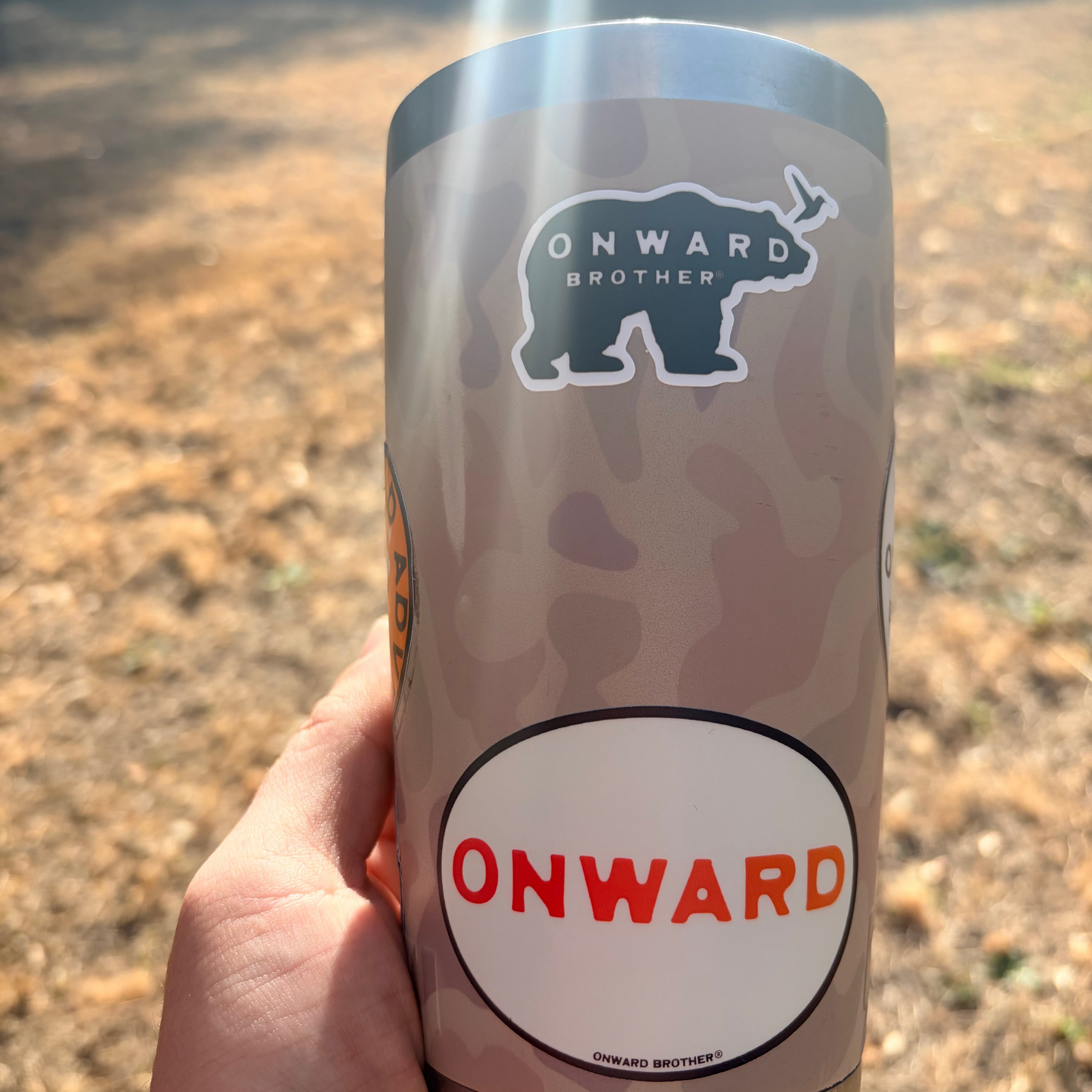 Logo Bear Sticker (small) - 2" x 1.5"