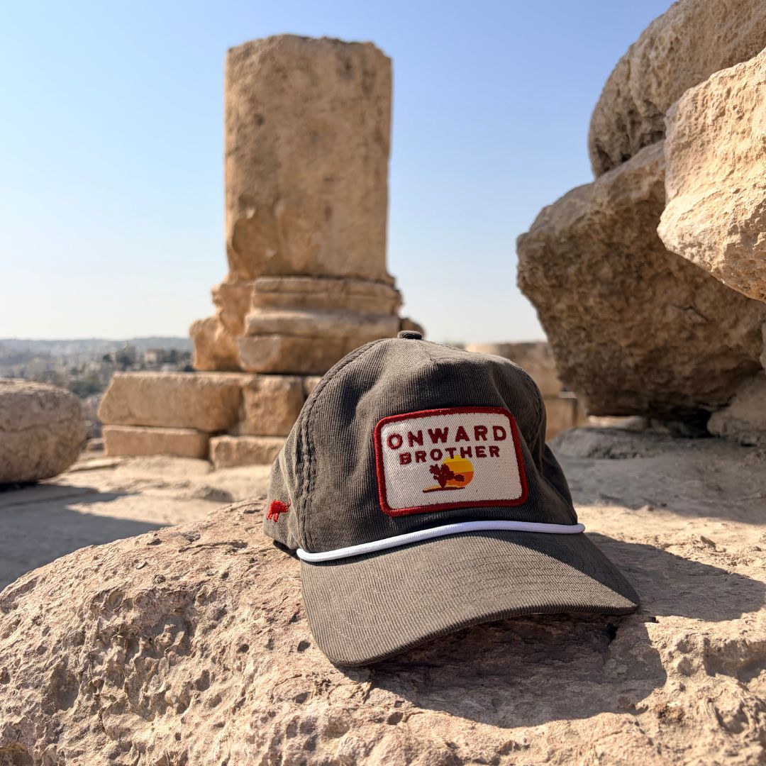 Cactus Corduroy Snapback - Grey Green