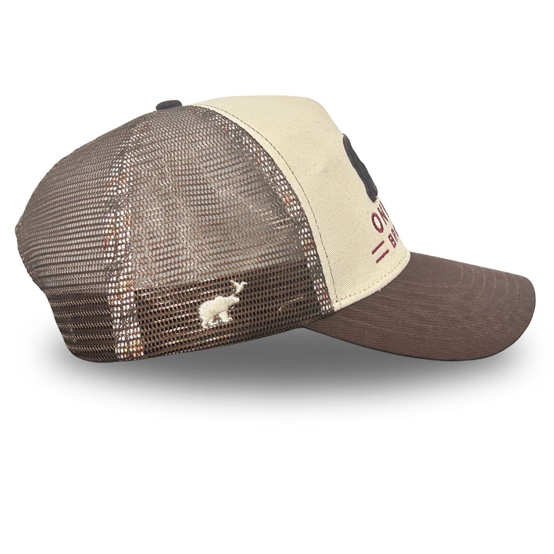 Onward Brother Brown Bear Logo Hat - Trucker