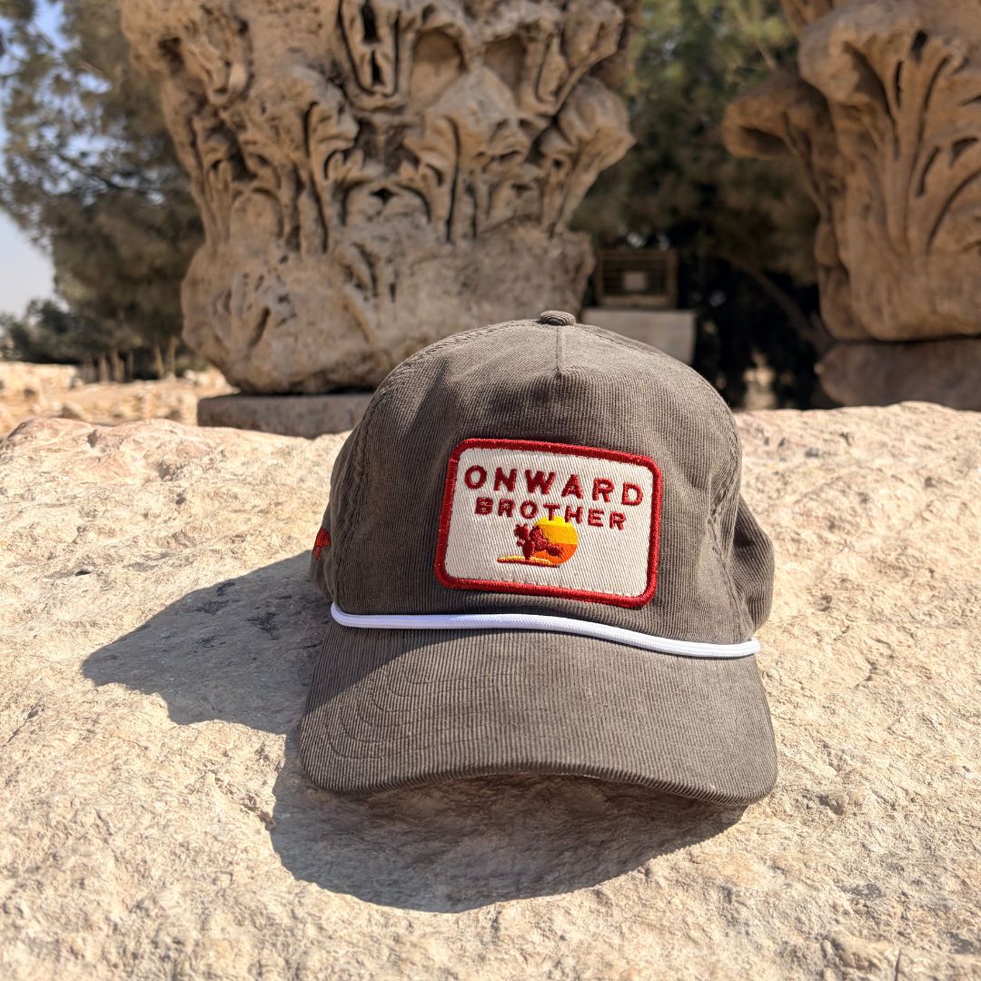 Cactus Corduroy Snapback - Grey Green