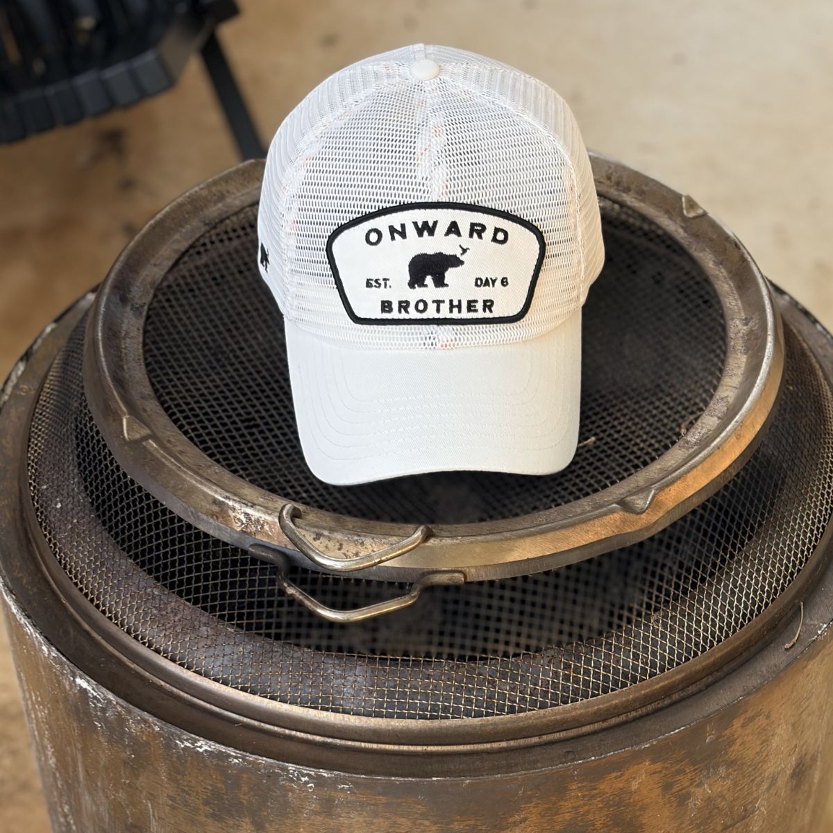 Onward All Mesh Trucker, 6 Panel - White