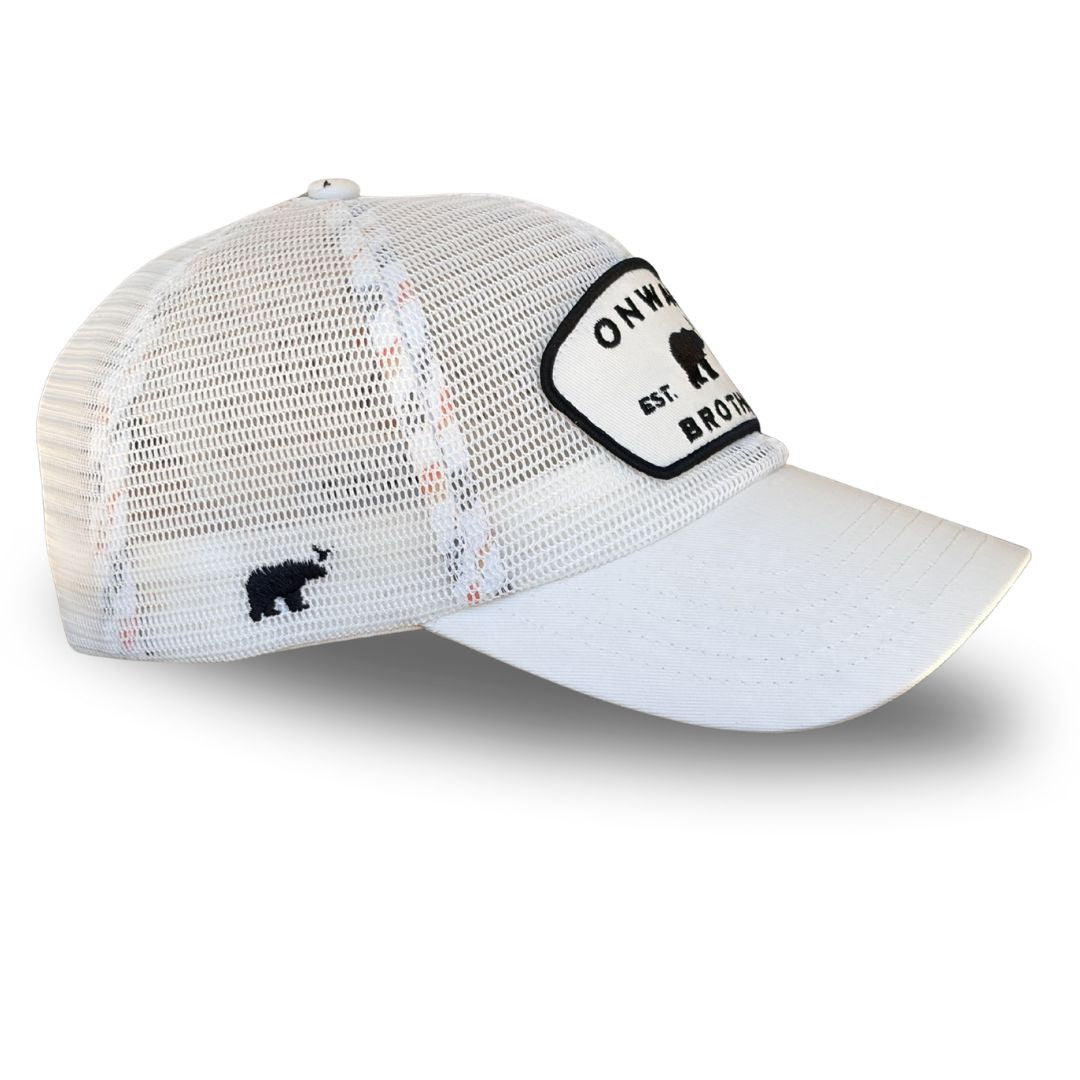 Onward All Mesh Trucker, 6 Panel - White