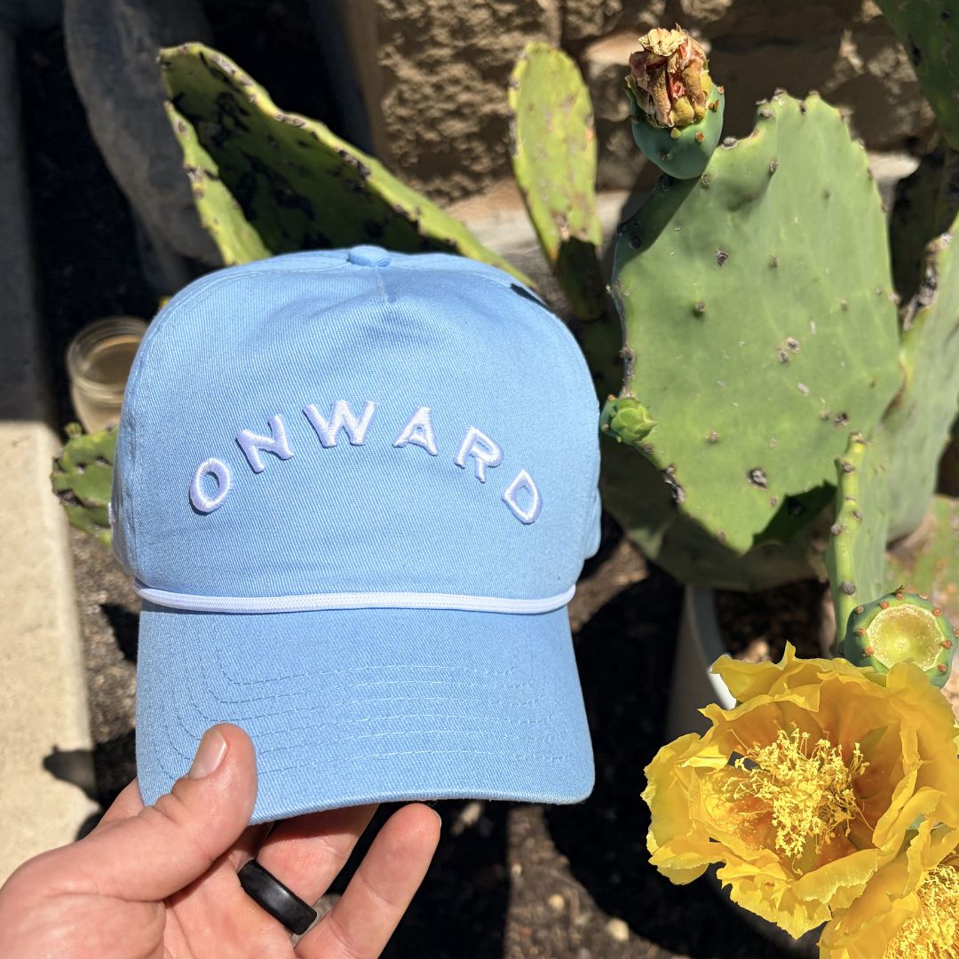 Onward Soft-Structured Trucker - Baby Blue